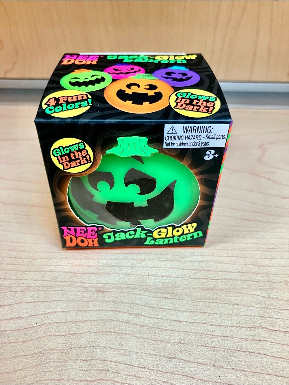 NeeDoh Jack-Glow Lantern - Green Glow Kids Party Light